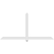 Ekena Millwork Eugene Architectural Grade PVC Gable Bracket, 84"W x 42"H x 2"D x 4"F, 12/12 Pitch GBP084X42X0204EUG00 - alternate 2